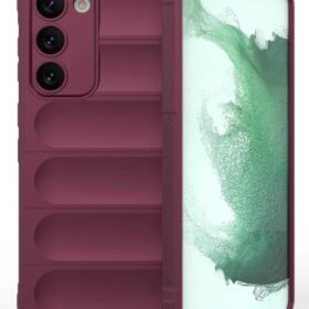 Samsung Galaxy S23 Plus Kılıf Optimum Silikon - Bordo-(5796)