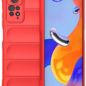 Xiaomi Redmi Note 11 Pro Kılıf Optimum Silikon - Kırmızı-(5796)