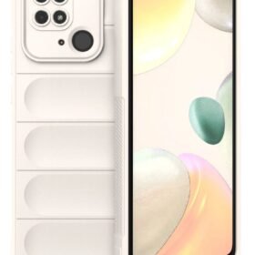 Xiaomi Redmi 10C Kılıf Optimum Silikon - Krem-(5796)
