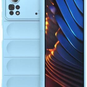 Xiaomi Poco X4 Pro 5G Kılıf Optimum Silikon - Sky Blue-(5796)