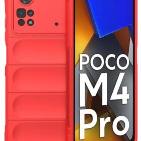 Xiaomi Poco M4 Pro 4G Kılıf Optimum Silikon - Kırmızı-(5796)