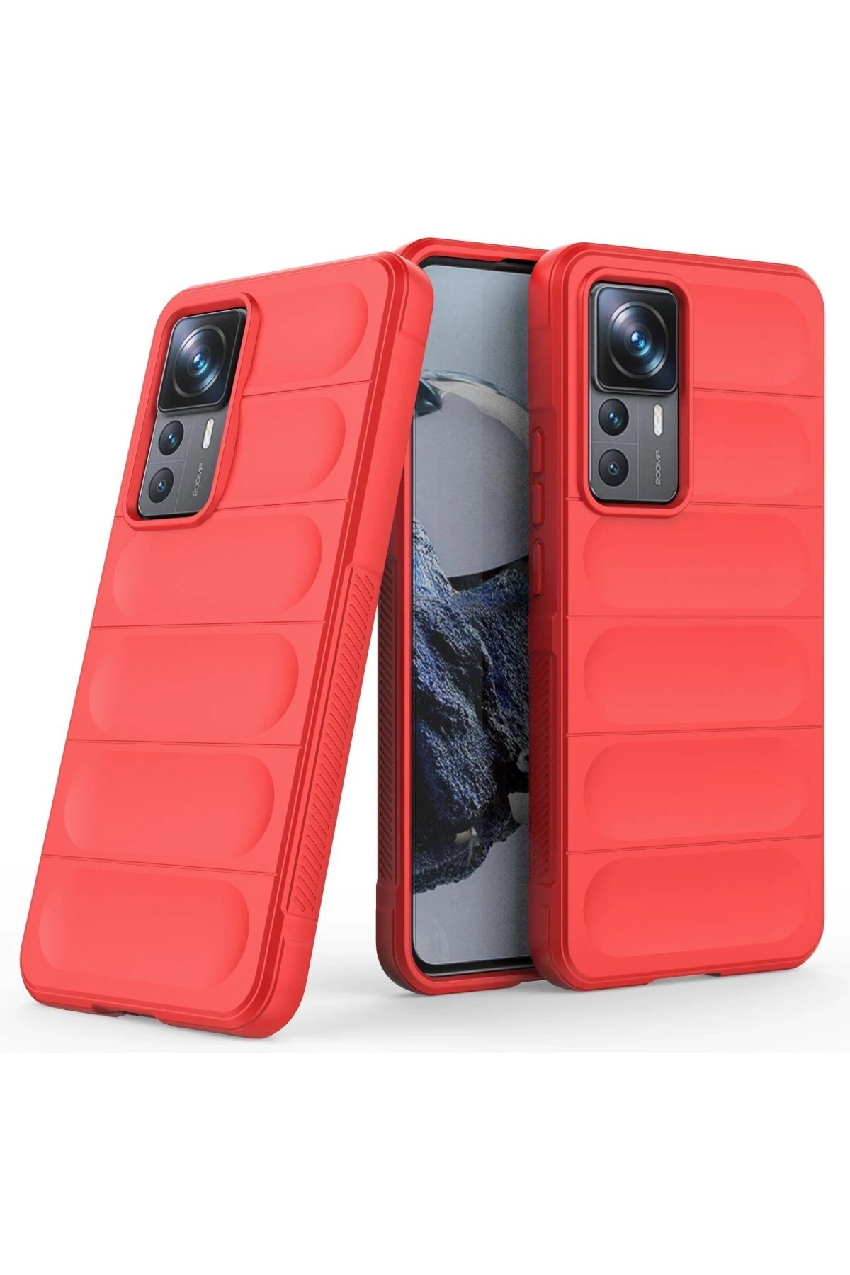 Xiaomi Mi 12T Pro Kılıf Optimum Silikon - Kırmızı-(5796) - Görsel 2