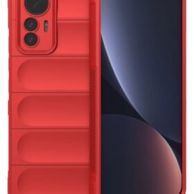 Xiaomi Mi 12 Lite Kılıf Optimum Silikon - Kırmızı-(5796)