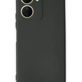 Vivo Y16 Kılıf First Silikon - Koyu Yeşil-(5796)