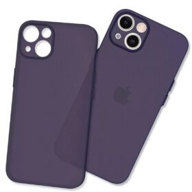 iPhone 13 Mini Kılıf Puma Silikon - Koyu Mor-(5796)