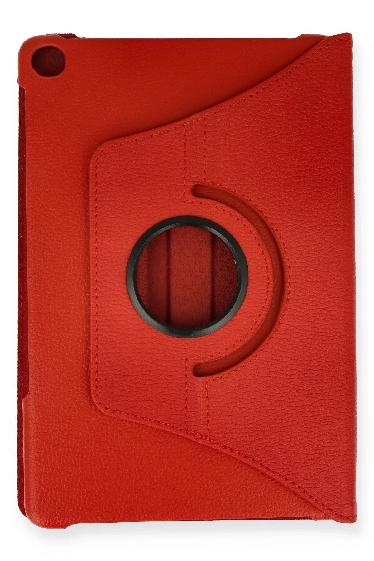 Huawei MatePad T10S 10.1 Kılıf 360 Tablet Deri Kılıf - Kırmızı-(5796) - Görsel 2