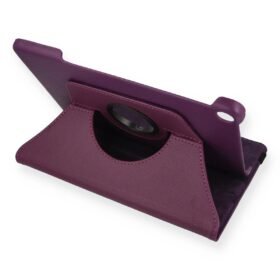 Huawei MatePad T10S 10.1 Kılıf 360 Tablet Deri Kılıf - Mürdüm-(5796)