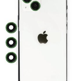 iPhone 14 Shine Kamera Lens - Yeşil-(5796)