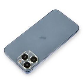 iPhone 11 Pro Max Metal Kamera Lens Koruma Cam - Açık Yeşil-(5796)