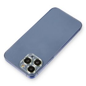 iPhone 12 Pro Metal Kamera Lens Koruma Cam - Açık Yeşil-(5796)