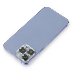iPhone 12 Pro Metal Kamera Lens Koruma Cam - Koyu Yeşil-(5796)