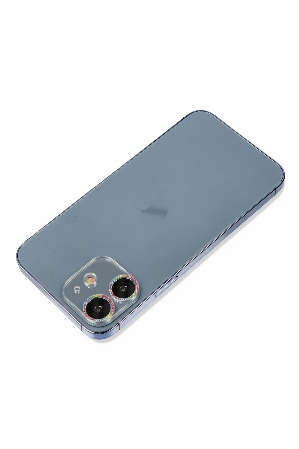 iPhone 12 Shine Kamera Lens Koruma Cam - Rainbow-(5796)