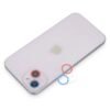 iPhone 13 Mini Renkli Kamera Lens Koruma Cam - Pembe-Mavi-(5796)