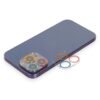 iPhone 13 Pro Max Renkli Kamera Lens Koruma Cam - Pembe-Mavi-(5796)