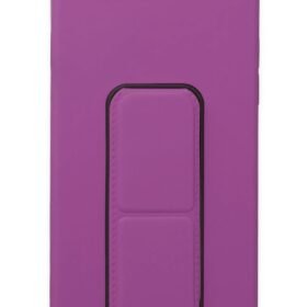 iPhone 6 Kılıf Mega Standlı Silikon - Mor-(5796)