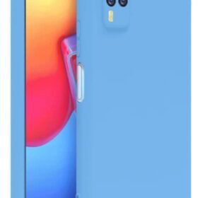 Vivo Y53S Kılıf Nano içi Kadife Silikon - Mavi-(5796)