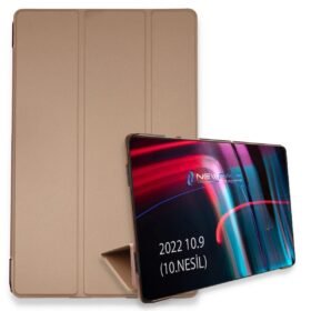 iPad 2022 10.9 (10.nesil) Kılıf Tablet Smart Kılıf - Rose Gold-(5796)