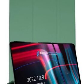iPad 2022 10.9 (10.nesil) Kılıf Tablet Smart Kılıf - Koyu Yeşil-(5796)