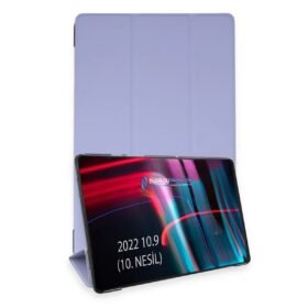 iPad 2022 10.9 (10.nesil) Kılıf Tablet Smart Kılıf - Lila-(5796)