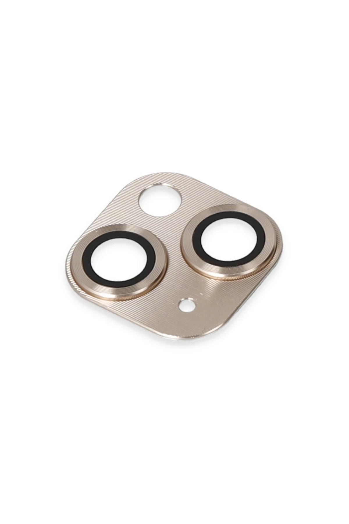 iPhone 13 Pers Alüminyum Kamera Lens - Gold-(5796) - Görsel 4