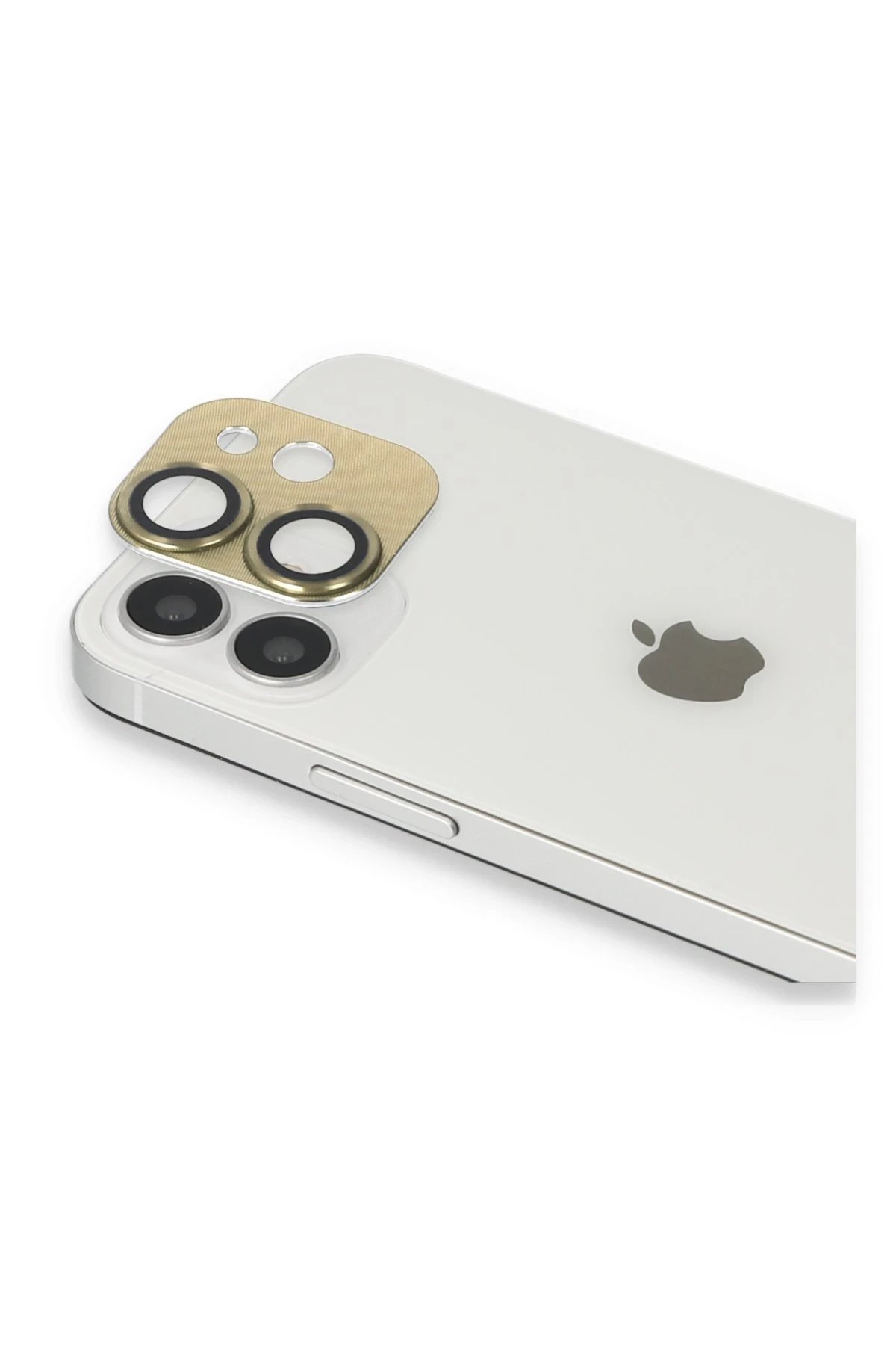 iPhone 11 Pers Alüminyum Kamera Lens - Gold-(5796) - Görsel 2