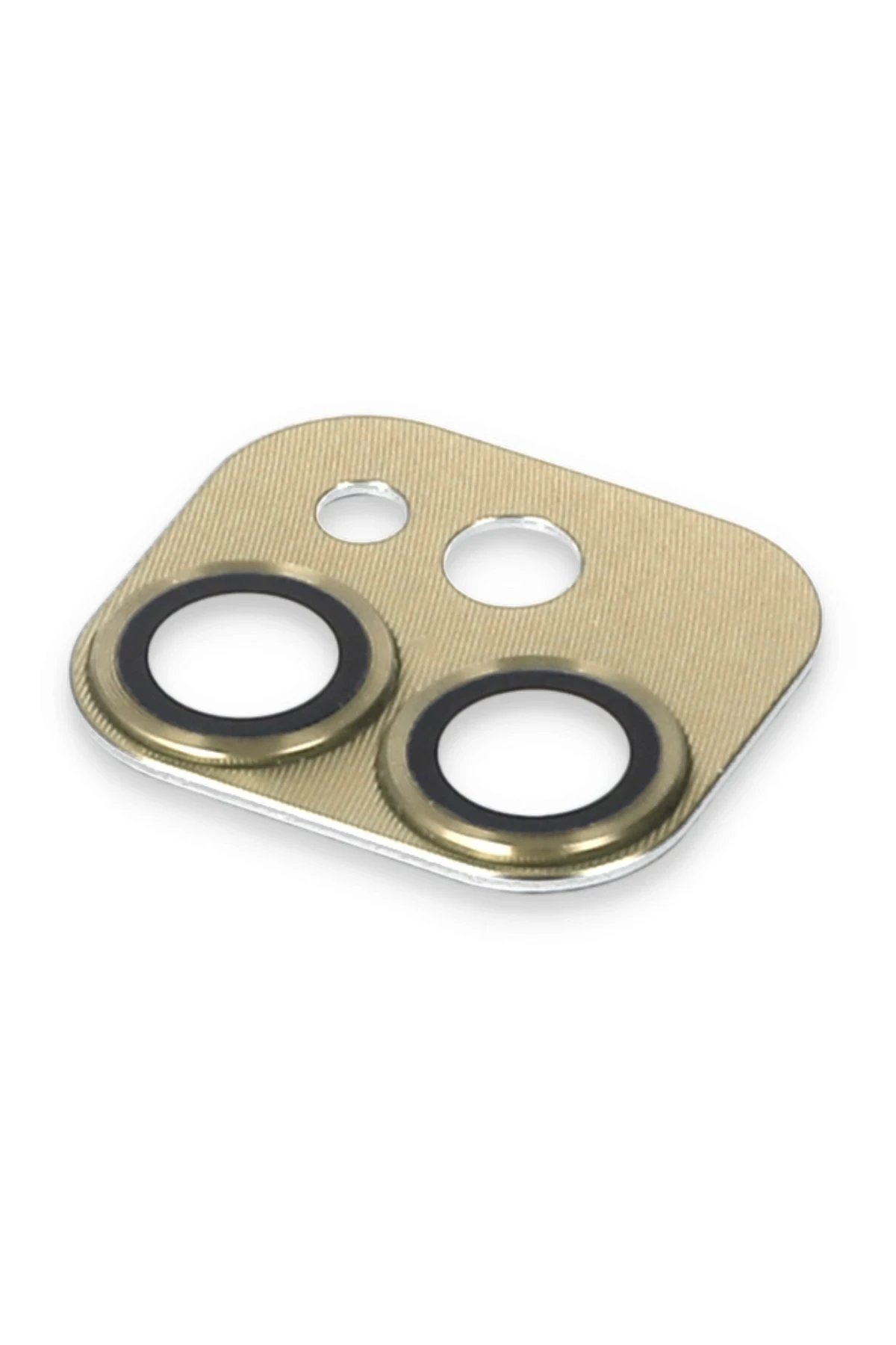 iPhone 11 Pers Alüminyum Kamera Lens - Gold-(5796) - Görsel 4