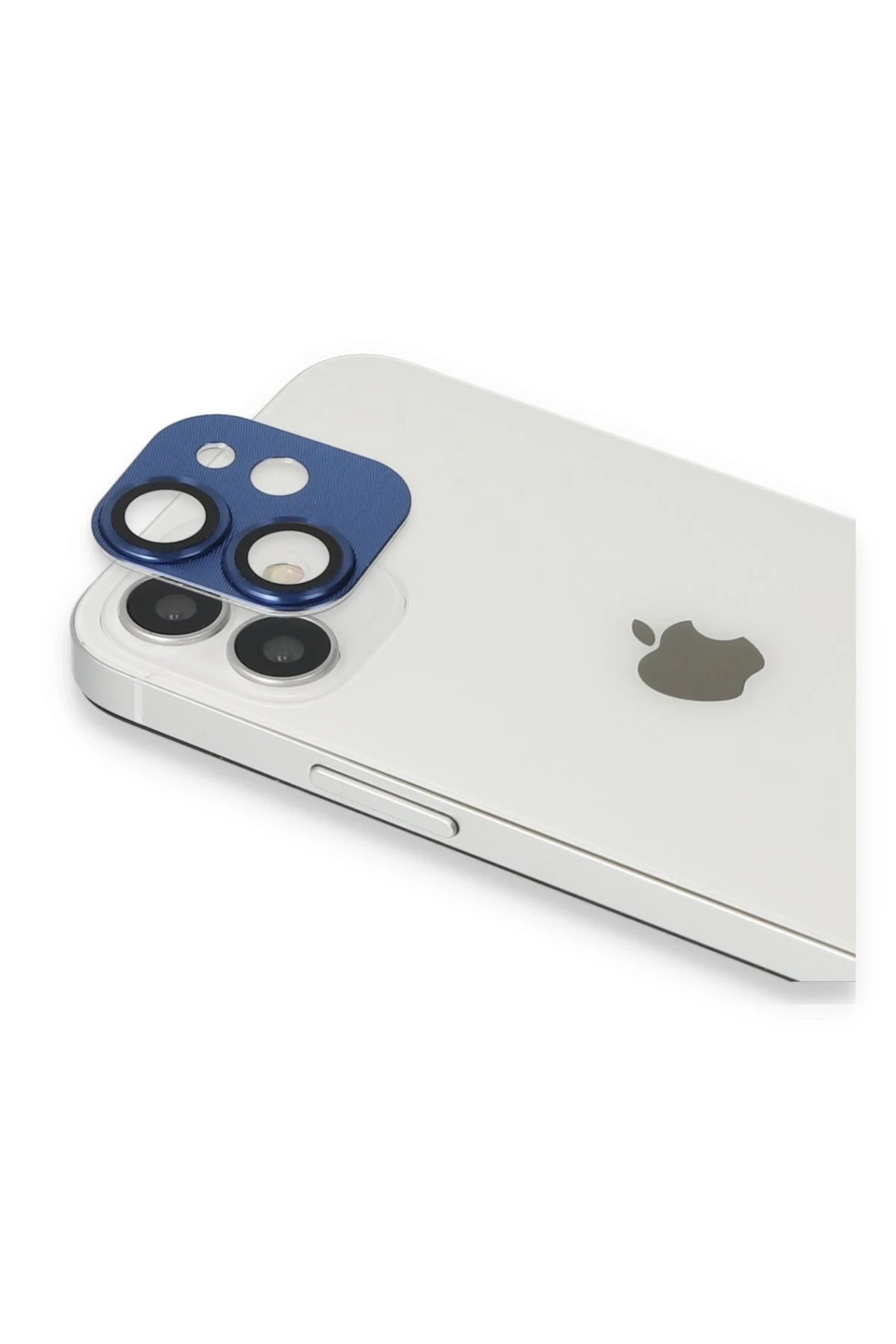 iPhone 11 Pers Alüminyum Kamera Lens - Lacivert-(5796) - Görsel 2