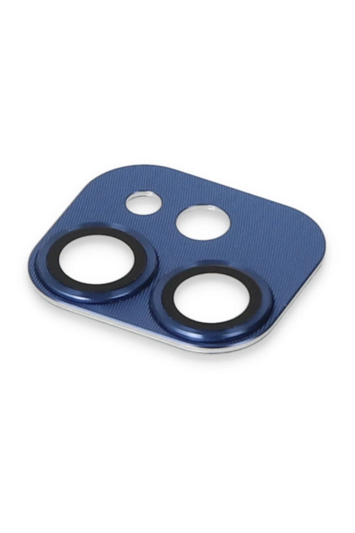 iPhone 11 Pers Alüminyum Kamera Lens - Lacivert-(5796) - Görsel 4
