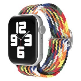 Apple Watch 38mm Star Kordon - Gökkuşağı 1-(5796)