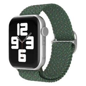 Apple Watch 38mm Star Kordon - Benekli Koyu Yeşil-(5796)