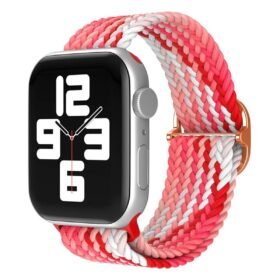 Apple Watch 42mm Star Kordon - Pembe-Kırmızı-(5796)