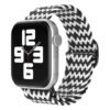 Apple Watch 42mm Star Kordon - Zigzag Siyah-Beyaz-(5796)