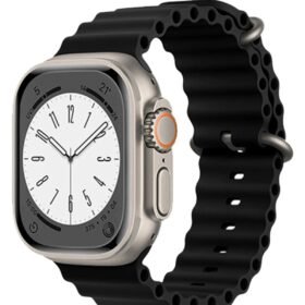 Apple Watch 38mm Ocean Kordon - Siyah-(5796)