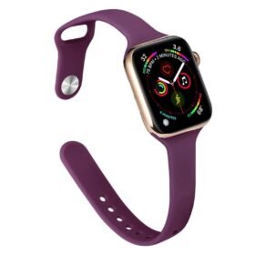 Apple Watch 42mm Klasik Kordon - Mürdüm-(5796)