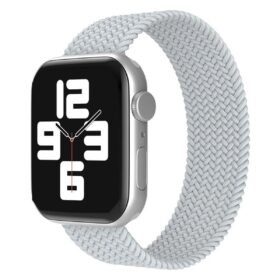 Apple Watch 38mm Ayarlı Solo Silikon Kordon - Beyaz-(5796)