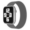Apple Watch 38mm Ayarlı Solo Silikon Kordon - Gri-(5796)