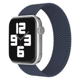 Apple Watch 38mm Ayarlı Solo Silikon Kordon - Lacivert-(5796)