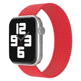 Apple Watch 38mm Ayarlı Solo Silikon Kordon - Kırmızı-(5796)