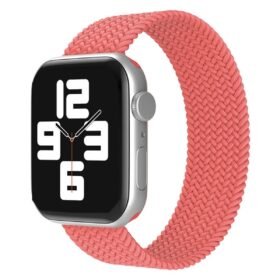 Apple Watch 42mm Ayarlı Solo Silikon Kordon - Pembe-(5796)