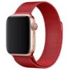 Apple Watch 38mm Metal Mıknatıslı Kordon - Kırmızı-(5796)