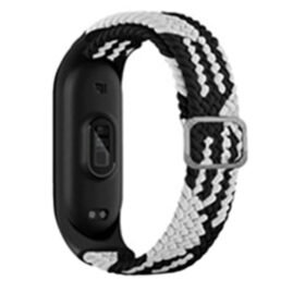 Xiaomi Mi Band 6 Star Kordon - Siyah-Beyaz-(5796)