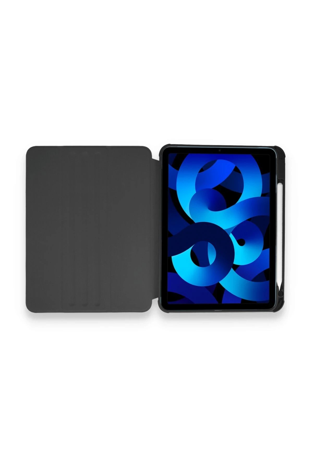 iPad 10.2 (7.nesil) Kılıf Starling 360 Kalemlikli Tablet Kılıf - Siyah-(5796) - Görsel 5