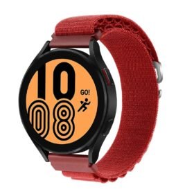 Watch 20mm KR410 Kumaş Kordon - Kırmızı-(5796)