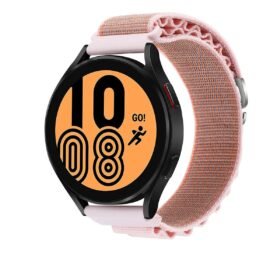 Watch 22mm KR410 Kumaş Kordon - Pembe-(5796)