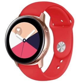 Watch 22mm Klasik Kordon - Kırmızı-(5796)