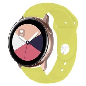 Watch 20mm Klasik Kordon - Sarı-(5796)