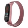 Xiaomi Mi Band 4 Metal Mıknatıslı Kordon - Rose-(5796)