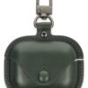 Airpods 3 (3.nesil) Çanta Deri Kılıf - Haki Yeşil-(5796)