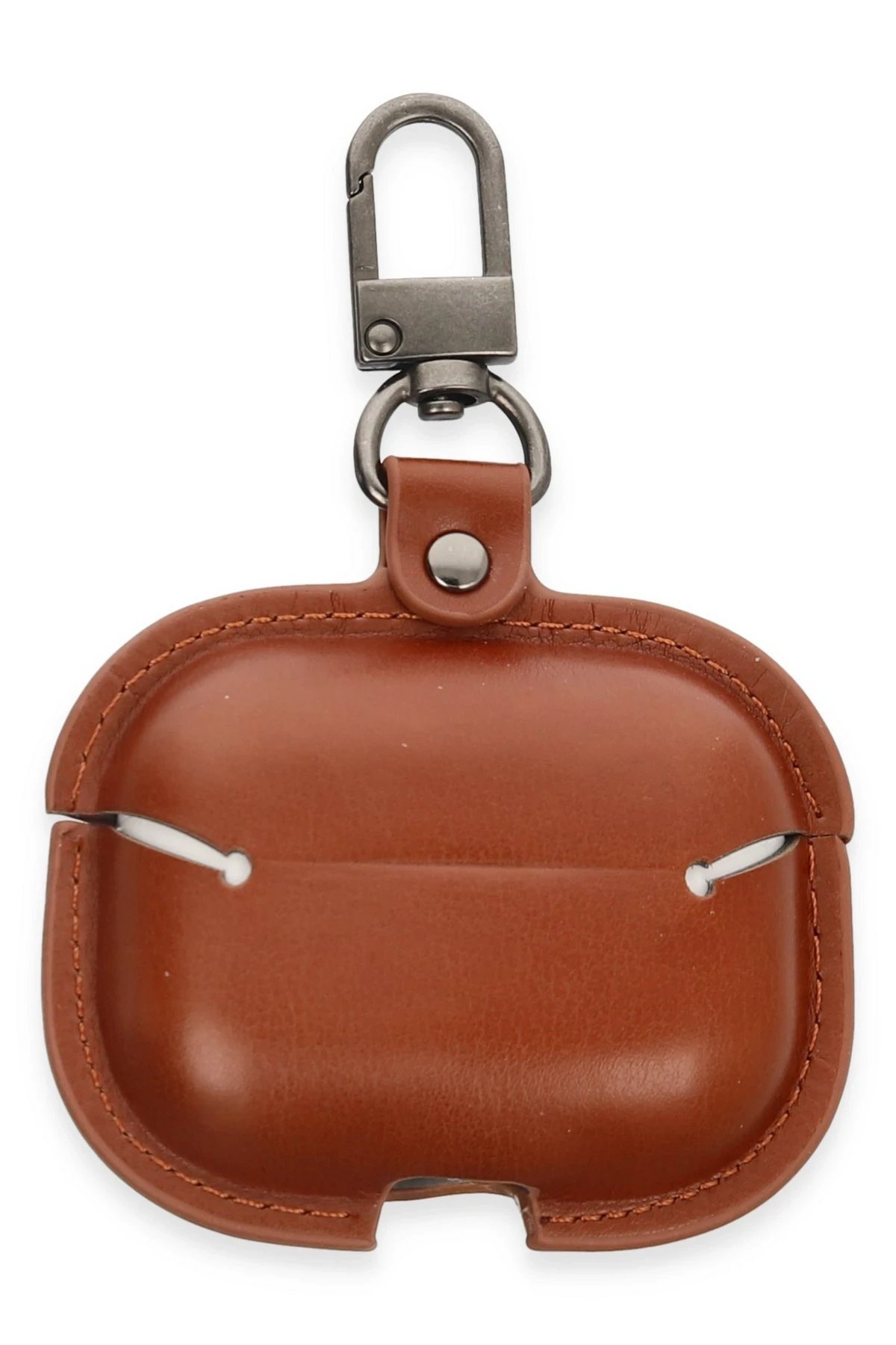 Airpods 3 (3.nesil) Çanta Deri Kılıf - Taba-(5796) - Görsel 2
