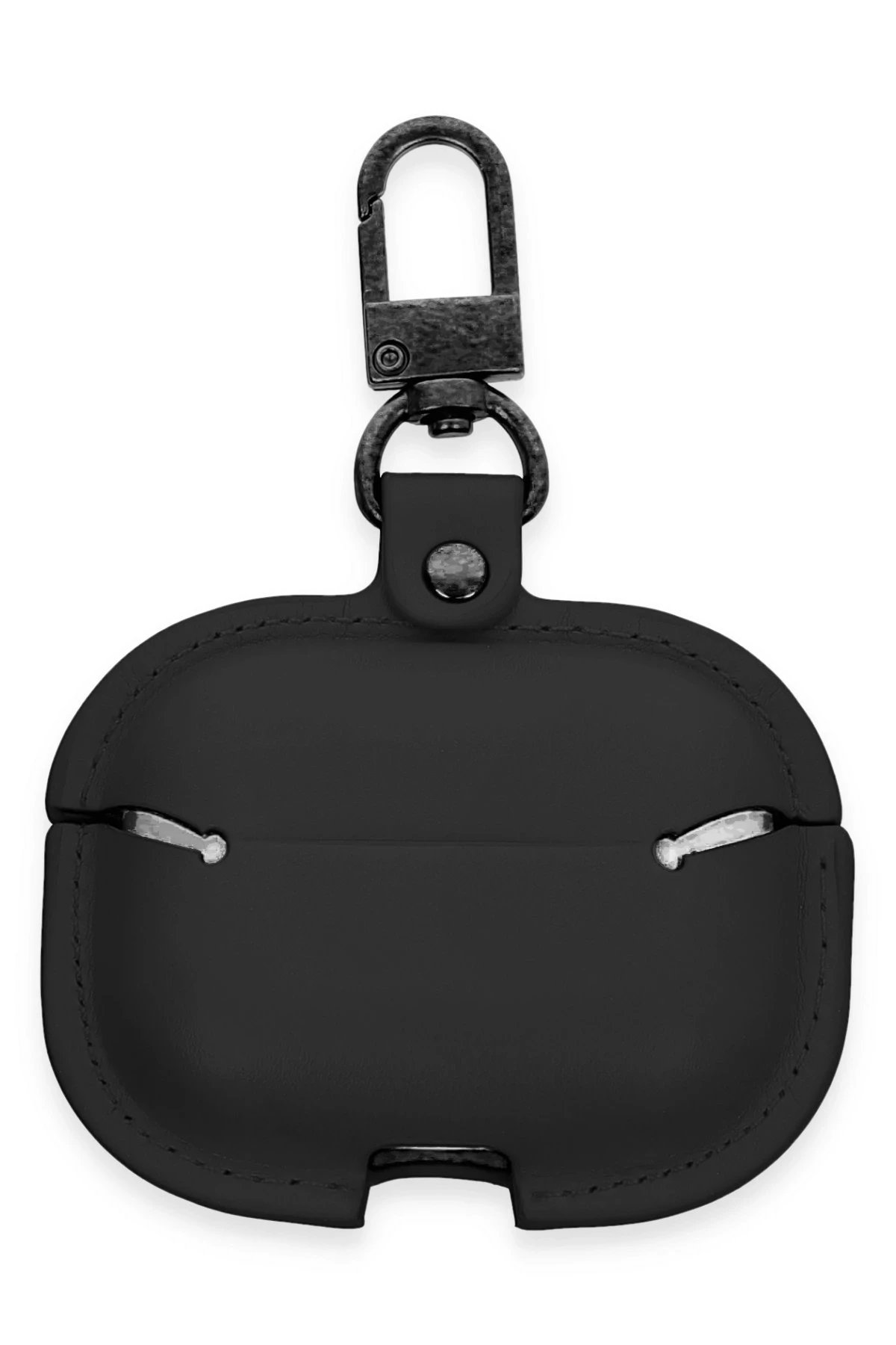 Airpods Pro 2 (2.nesil) Çanta Deri Kılıf - Siyah-(5796) - Görsel 2